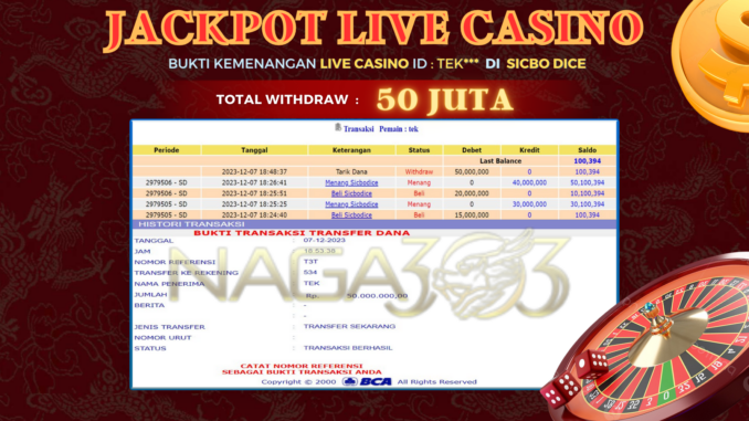 bukti jp naga303 #722 bukti jp naga303 #722